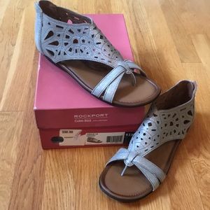 Rockport Pewter Jordan Sandals 9.5 M